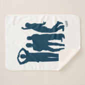 Seinfeld | Group Silhouette Graphic Sherpadecke (Vorderseite (Horizontal))