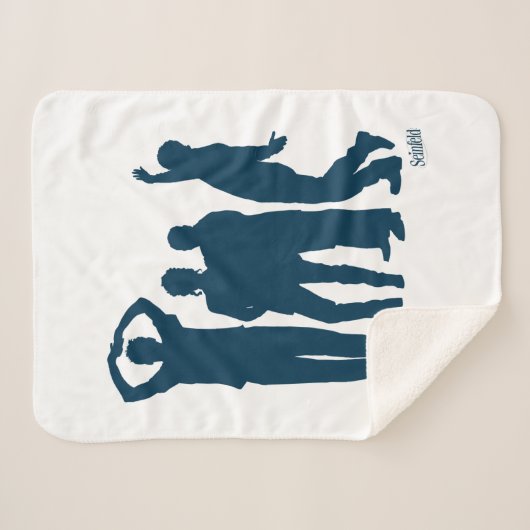 Seinfeld | Group Silhouette Graphic Sherpadecke (Vorderseite (Horizontal))