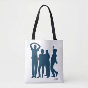 Seinfeld Group Silhouette Graphic Tasche