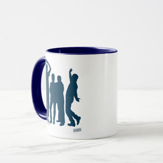 Seinfeld | Group Silhouette Graphic Tasse (Vorderseite Links)