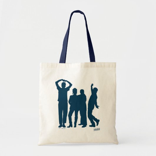 Seinfeld | Group Silhouette Graphic Tragetasche (Vorne)