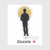 Seinfeld | Jerry Seinfeld Silhouette Aufkleber (Blatt)