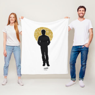 Seinfeld   Jerry Seinfeld Silhouette Fleecedecke
