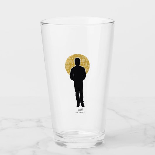 Seinfeld | Jerry Seinfeld Silhouette Glas (Vorderseite)
