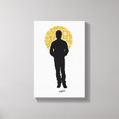 Seinfeld | Jerry Seinfeld Silhouette Leinwanddruck (Vorderseite)