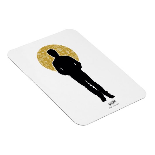 Seinfeld | Jerry Seinfeld Silhouette Magnet (Rechte Seite)