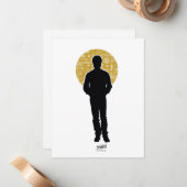 Seinfeld | Jerry Seinfeld Silhouette Mitteilungskarte (Vorderseite/Rückseite Beispiel)