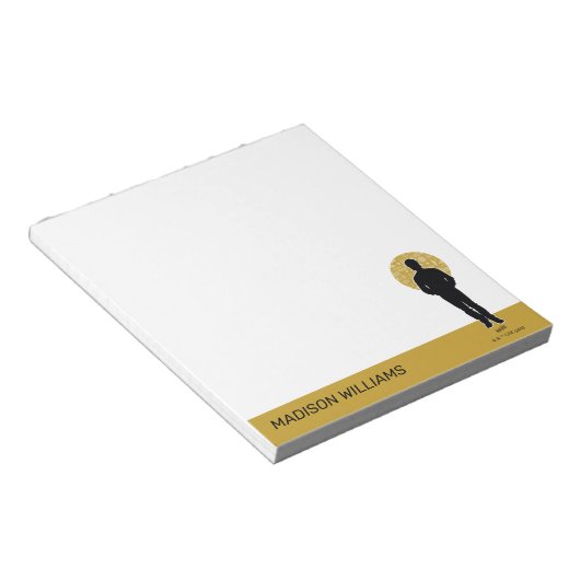 Seinfeld | Jerry Seinfeld Silhouette Notizblock (angewinkelt)