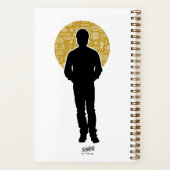 Seinfeld | Jerry Seinfeld Silhouette Notizblock (Rückseite)