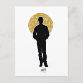 Seinfeld | Jerry Seinfeld Silhouette Postkarte (Vorderseite)