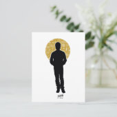 Seinfeld | Jerry Seinfeld Silhouette Postkarte (Stehend Vorderseite)