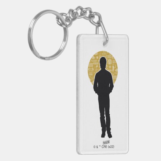 Seinfeld | Jerry Seinfeld Silhouette Schlüsselanhänger (Vorderseite links)
