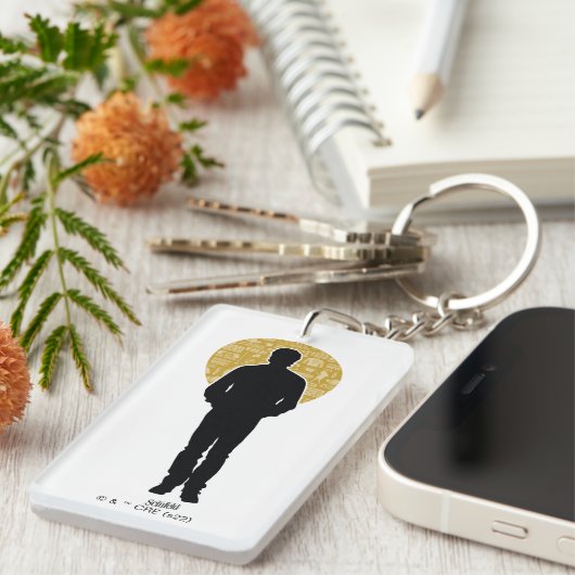 Seinfeld | Jerry Seinfeld Silhouette Schlüsselanhänger (Vorderseite rechts)