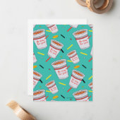 Seinfeld | Keine Suppe für Ihr Muster Mitteilungskarte (Vorderseite/Rückseite Beispiel)