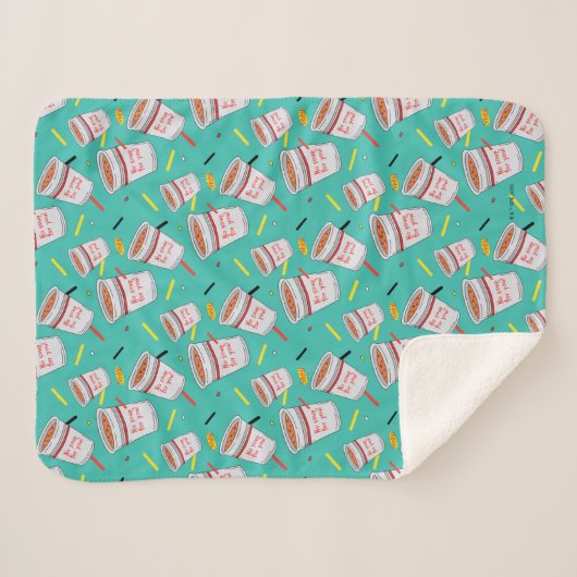 Seinfeld | Keine Suppe für Ihr Muster Sherpadecke (Vorderseite (Horizontal))