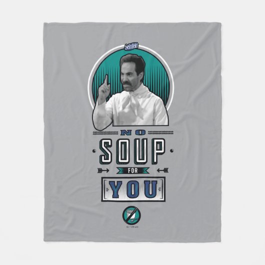 Seinfeld | Keine Suppe für Sie Graphic Fleecedecke (Vorderseite)