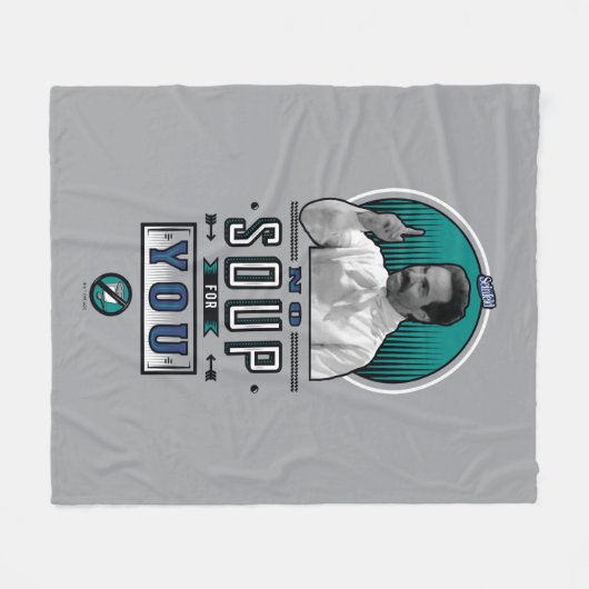 Seinfeld | Keine Suppe für Sie Graphic Fleecedecke (Vorderseite (Horizontal))