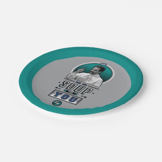 Seinfeld | Keine Suppe für Sie Graphic Pappteller (Schrägansicht)
