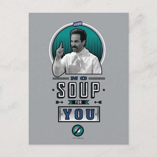 Seinfeld | Keine Suppe für Sie Graphic Postkarte (Vorderseite)
