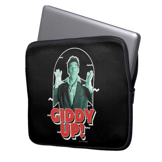 Seinfeld | Kramer - Giddy Up! Laptopschutzhülle (Vorderseite Links)
