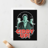 Seinfeld | Kramer - Giddy Up! Mitteilungskarte (Vorderseite/Rückseite Beispiel)