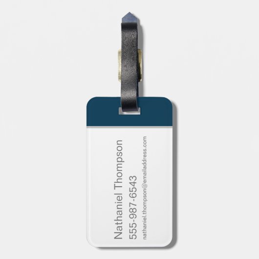 Seinfeld | Kramer & Newman's Recycelnd Co. Gepäckanhänger (Rückseite vertikal)