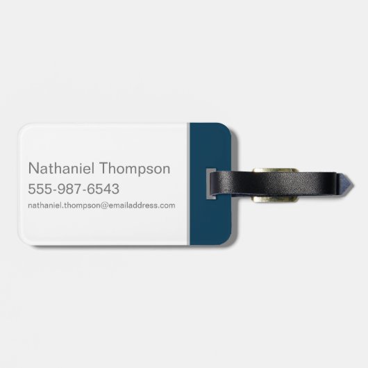 Seinfeld | Kramer & Newman's Recycelnd Co. Gepäckanhänger (Rückseite horizontal)