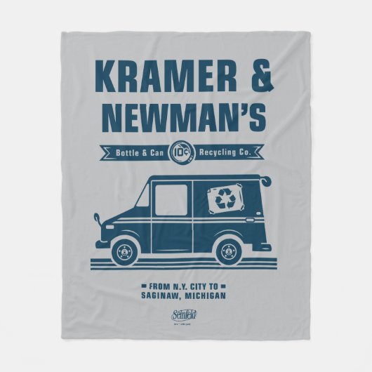 Seinfeld | Kramer & Newman's Recycling Co. Fleecedecke (Vorderseite)