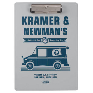 Seinfeld Kramer & Newman's Recycling Co. Klemmbrett