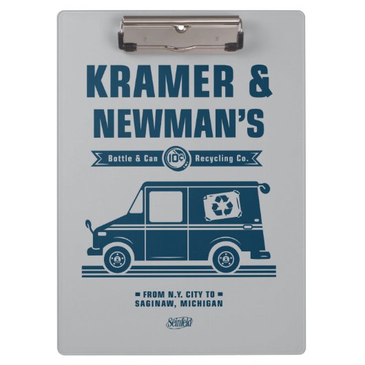 Seinfeld | Kramer & Newman's Recycling Co. Klemmbrett (Vorderseite)