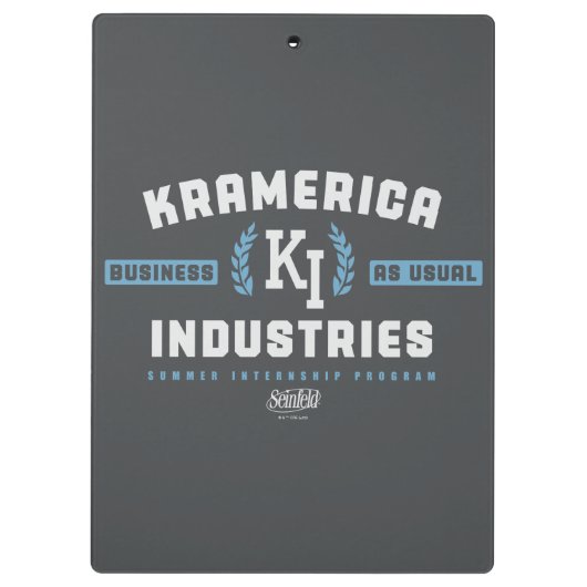 Seinfeld | Kramerica Industries Klemmbrett (Rückseite)