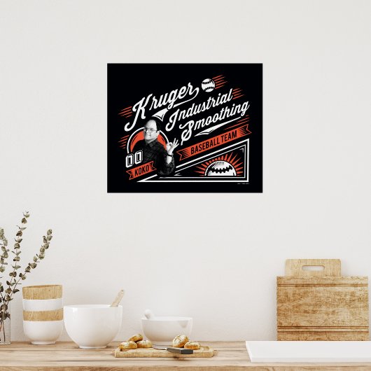 Seinfeld | Kruger Industrial Baseball Team Poster (Küche)