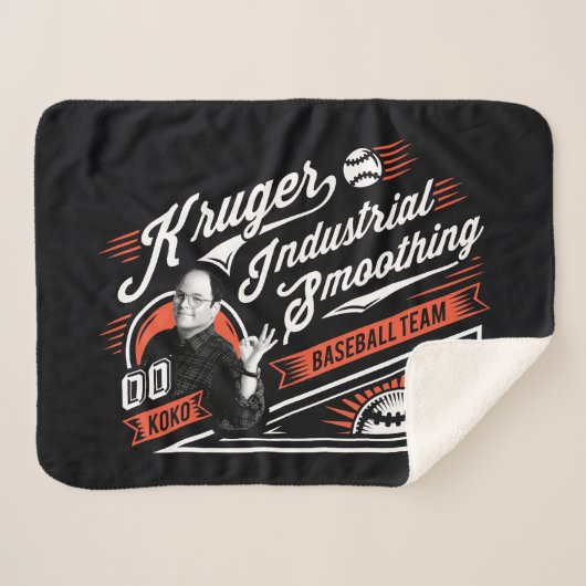 Seinfeld | Kruger Industrial Baseball Team Sherpadecke (Vorderseite (Horizontal))