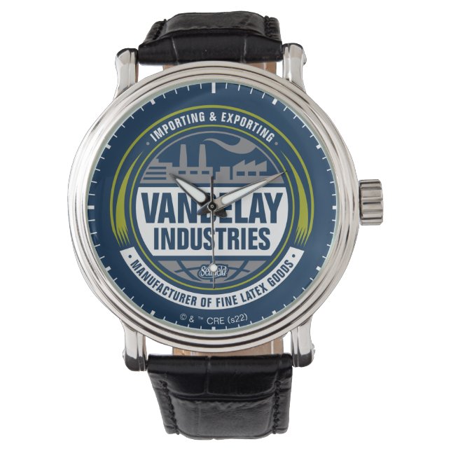 Seinfeld | Logo von Vandelay Industries Armbanduhr (Vorderseite)