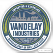 Seinfeld | Logo von Vandelay Industries Aufkleber (Vorderseite)