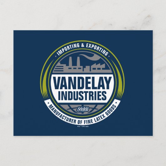 Seinfeld | Logo von Vandelay Industries Postkarte (Vorderseite)