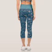 Seinfeld | Meme Pattern Capri Leggings (Rückseite)