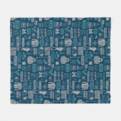 Seinfeld | Meme Pattern Fleecedecke (Vorderseite (Horizontal))