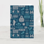 Seinfeld | Meme Pattern Karte (Vorderseite)