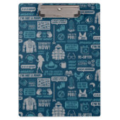 Seinfeld | Meme Pattern Klemmbrett (Vorderseite)