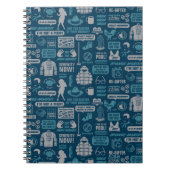 Seinfeld | Meme Pattern Notizblock (Vorderseite)