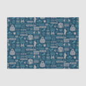 Seinfeld | Meme Pattern Seidenpapier (Vorderseite)