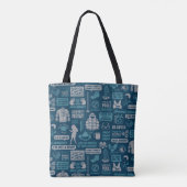 Seinfeld | Meme Pattern Tasche (Rückseite)
