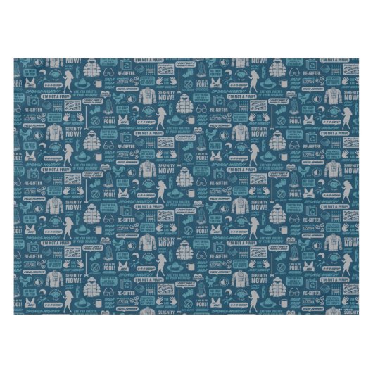 Seinfeld | Meme Pattern Tischdecke (Vorderseite (Horizontal))