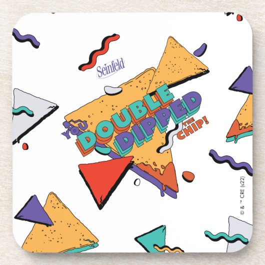 Seinfeld | Sie haben den Chip verdoppelt Getränkeuntersetzer (Vorderseite)