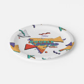 Seinfeld | Sie haben den Chip verdoppelt Pappteller (Schrägansicht)