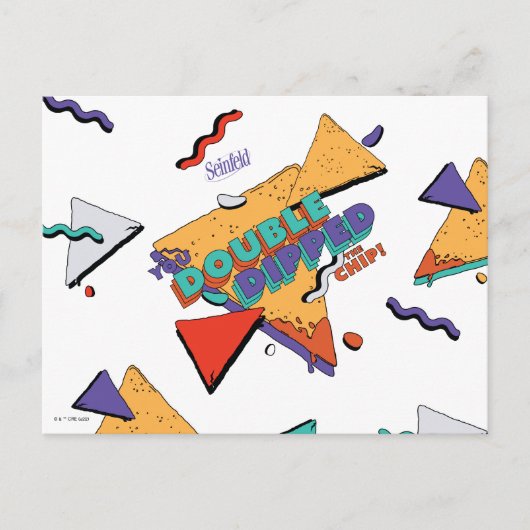Seinfeld | Sie haben den Chip verdoppelt Postkarte (Vorderseite)