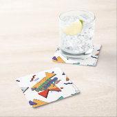 Seinfeld | Sie haben den Chip verdoppelt Rechteckiger Pappuntersetzer (Vor Ort)