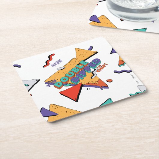 Seinfeld | Sie haben den Chip verdoppelt Rechteckiger Pappuntersetzer (angewinkelt)