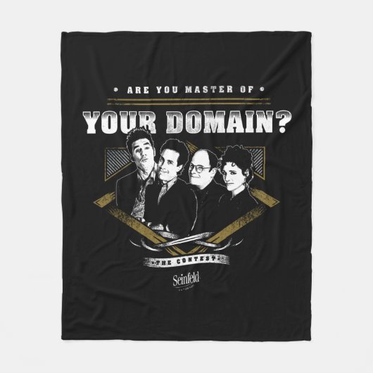 Seinfeld | Sind Sie Master Ihrer Domain? Fleecedecke (Vorderseite)